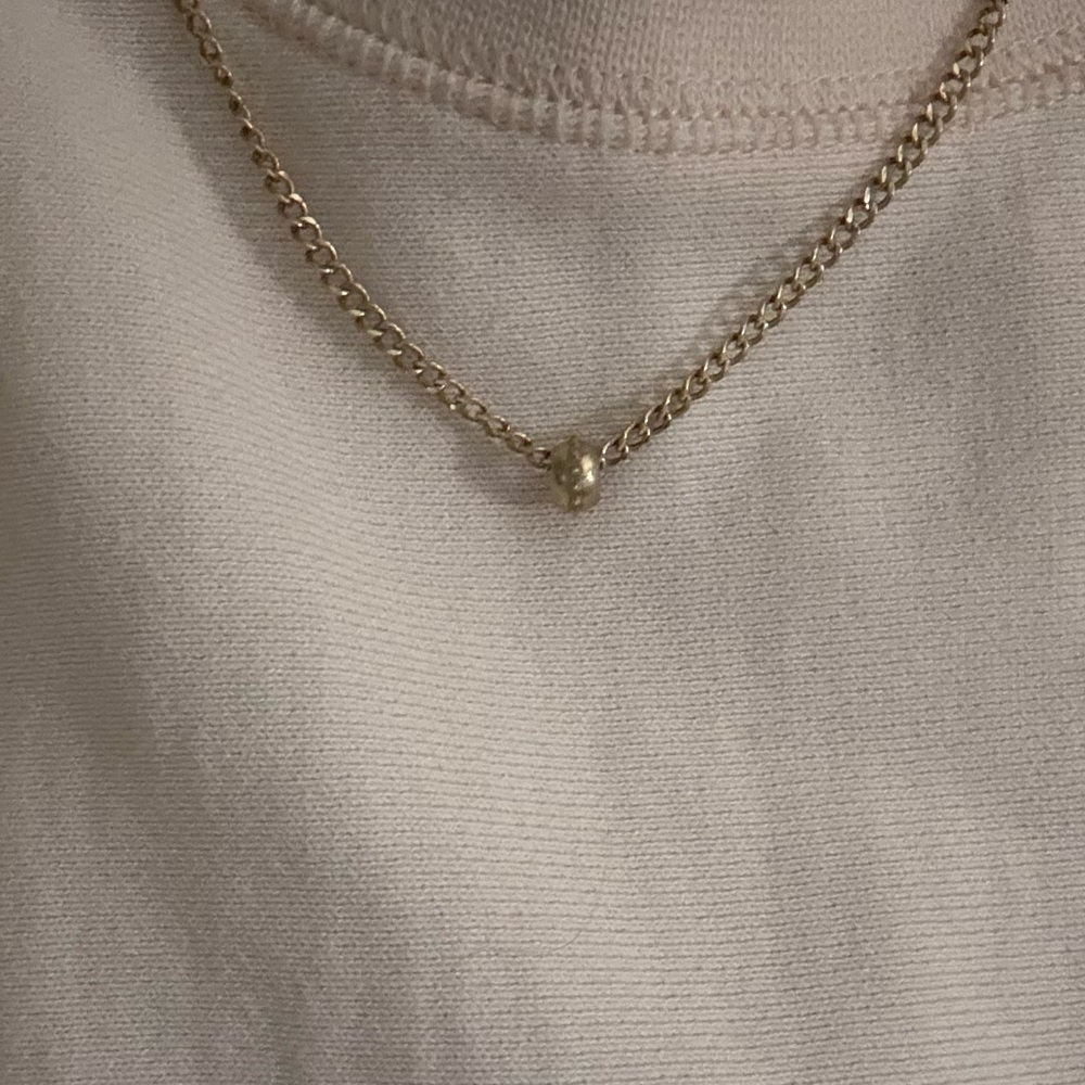 Solid 10k Gold Spiky Spacer Bead